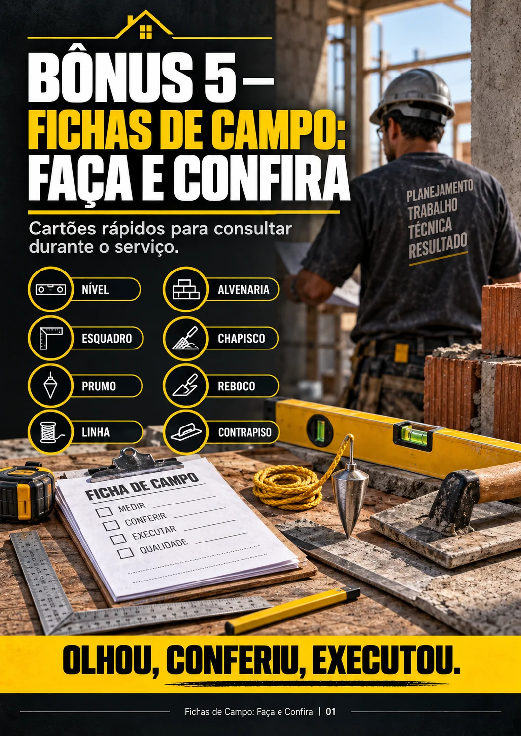 Bônus 5: fichas de campo faça e confira